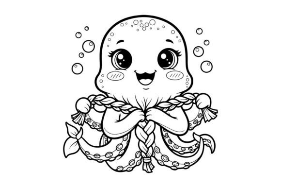 Cute Baby Girl Hugging Heart: Graphics & Illustrations