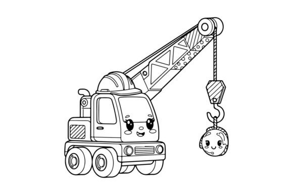 Cute Crane Truck Lifting Smiling Ball Ve: In the Hoop Review