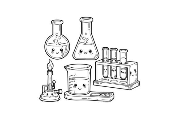 Cute Lab Equipment Vector Illustration F: A Stitcher's Review
