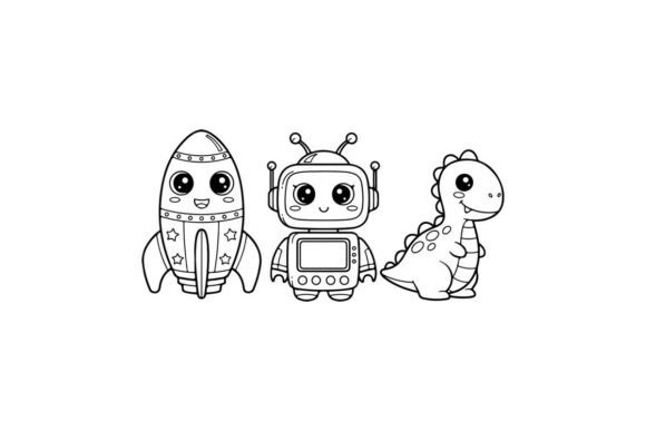 Cute Robots and Alien Vector Illustratio: A Graphics Review