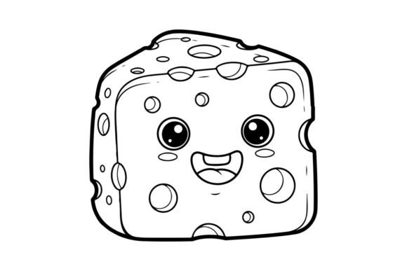 Cute Smiling Bread Loaf Vector Graphics & Illustrations