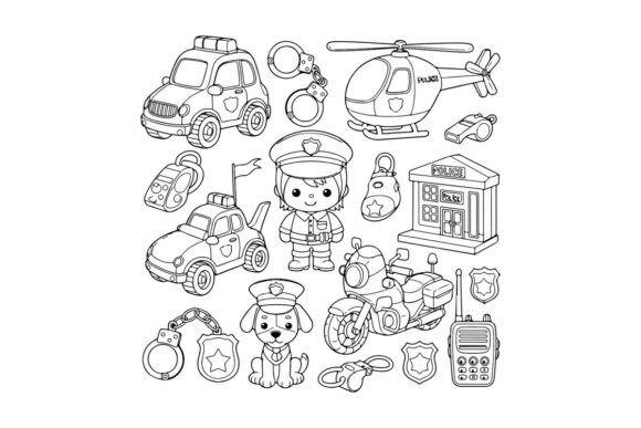 Police Rescue Team Equipment Vector Graphics Review