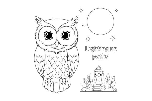 Wise Owl Lighting Path: Vector Graphics & Illustration Review